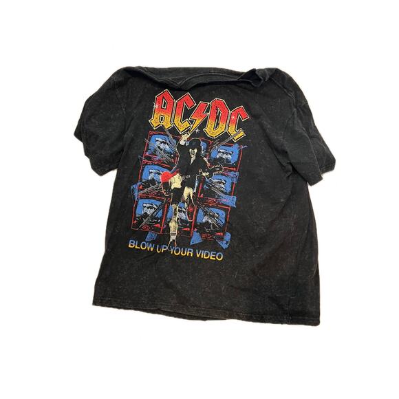 AC DC Blow Up Your Video Vintage 1988 T-shirt Mens M - Picture 1 of 3